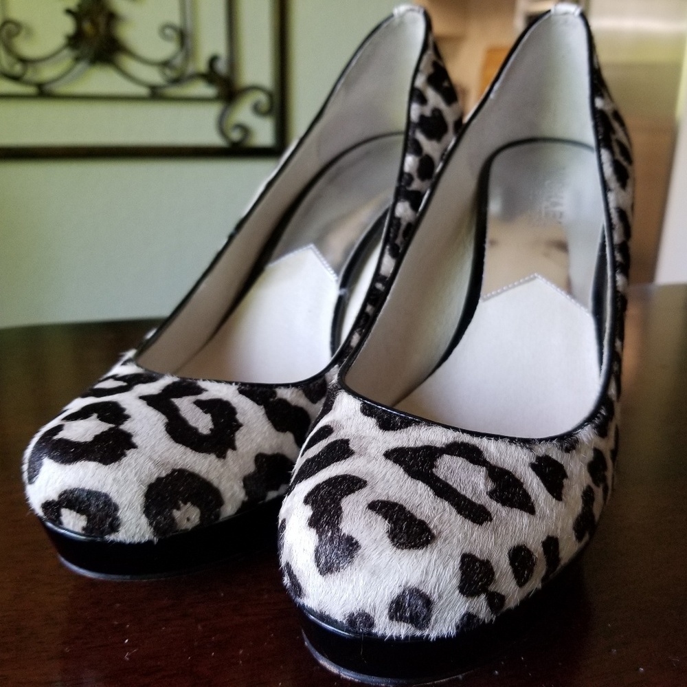 Michael Kors Platform Leopard Heels